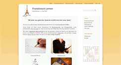 Desktop Screenshot of franzoesisch-lernen.at